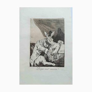 Francisco Goya, De qué mal morirá?, Gravure à l'Eau-Forte, 1799