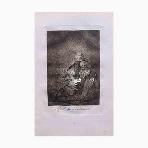 Francisco Goya, Qual La Remññona from Los Caprichos, Original Etching, 1799