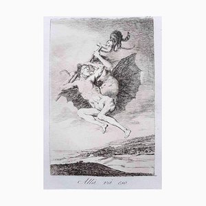 Incisione originale di Francisco Goya, There Và Eso from Los Caprichos, 1799