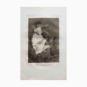 Francisco Goya, Esto si que es léer, Etching, 1799