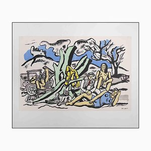 Fernand Léger, The Countryside, Original Lithographie, Mitte 20. Jh