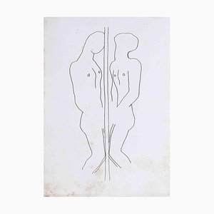 Litografia originale di Jean Cocteau, Garçons, metà XX secolo