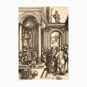 D'après Albrecht Durer, La Présentation au Temple, Gravure sur Bois, 18ème Siècle