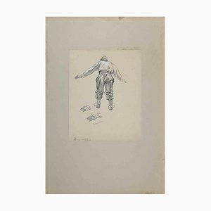 Pierre Georges Jeanniot, Study for the Débacle, Drawing, Late 19th-Century