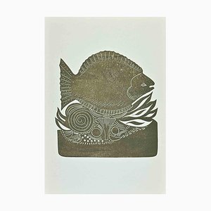 Jean Lurçat, Fish, Original Lithograph, Mid-20th-Century