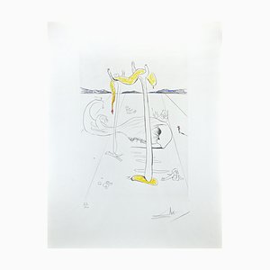 After S. Dalì, Untitled, Original Etching, 1974