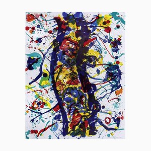 Sam Francis, Ohne Titel, Original Lithographie, 1986