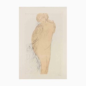 Jeanne Bardey, Woman, Original Etching, Early 20th-Century
