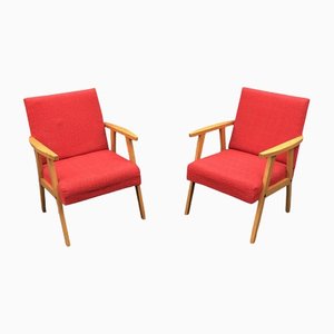 Vintage Chairs with Sixties Pattern, Set of 2