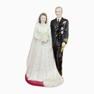Queen Elizabeth II & Duke of Edinburgh Figurine from Royal Doulton