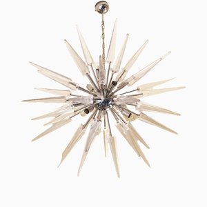 Sputnik Spikes Murano Glass Chandelier from Murano Glass