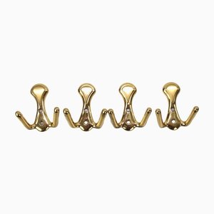 Hooks in Brass, Set of 4