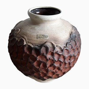 Vaso in ceramica marrone di Dümler & Breiden, Germania, anni '70