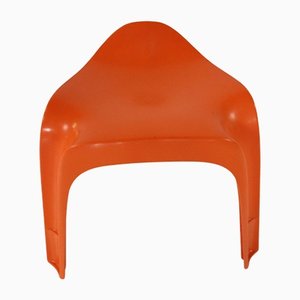 Space Age Vintage Red Stool by Alexander Begge for Casala