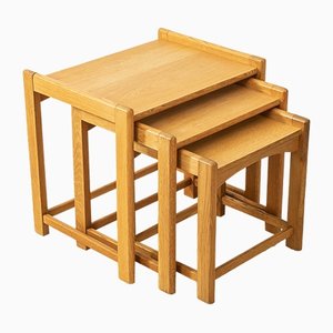 Tavolini ad incastro, anni '60, set di 3