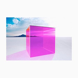 Andy Ryan, Magenta Box on Salt Flats, Photograph