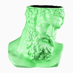 Buste d'Hercule Néo Menthe en Céramique par Marco Segantin pour VGnewtrend, Italie