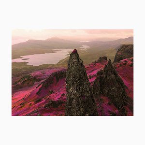 Artur Debat, Fantasy Aerial Picture Above the Landscape in Scotland, Photograph