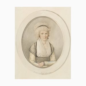 Portrait einer Dame, 1792, Bleistift
