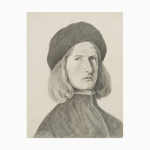 H. Kestner, Portrait eines jungen Mannes, 1830, Bleistift