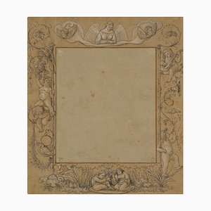 Bordure Arabesque, 1830, Crayon