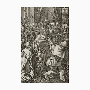 D'après Dürer, Le Portement de Croix, 17ème Siècle, Cuivre sur Papier