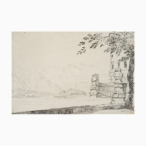 A. Senape, Isola Bella im Lake Maggiore, 19th-century, Pen