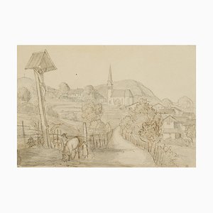 R. Wasmann, In South Tyrol, 19th-century, Pencil