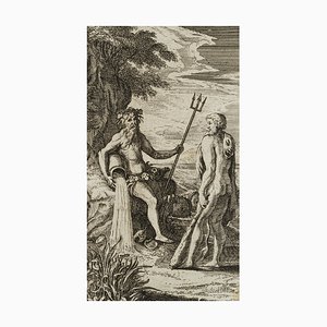 J. Meyer, Symbol of the Limbs, River God and Hercules, 17th-Century, Etching