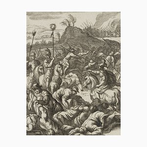 J. Meyer, Looters After a Battle, 17th-Century, Etching