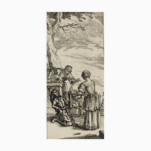Acquaforte J. Meyer, Giovane e nobile, XVII secolo