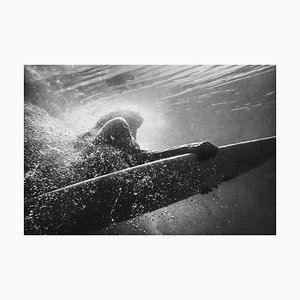 Ben Welsh, A Woman on a Surfboard Under the Water, Photograph