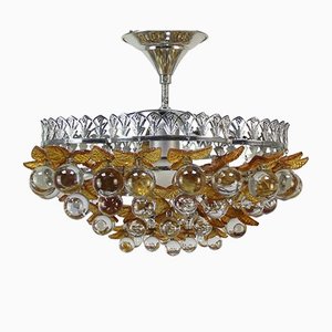 Plafonnier en Verre, 1960s