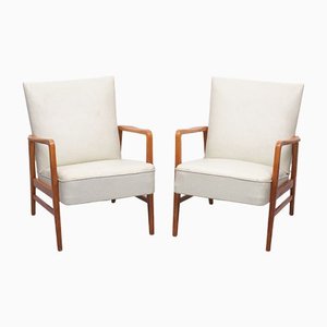 Swedish Dux Lounge Chairs, 1950s, Set of 2