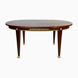 Empire Style Oval Table in Mahogany