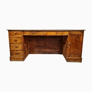 Store Countertop in Solid Oak and Blonde Patinated Ash, 1850