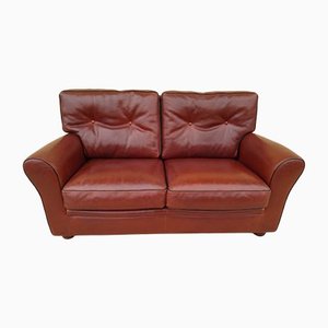 Baxter 2-Sitzer Sofa aus Braunem Leder