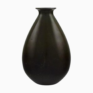 Vase aus Disko Metall von Just Andersen, Dänemark, 1930er