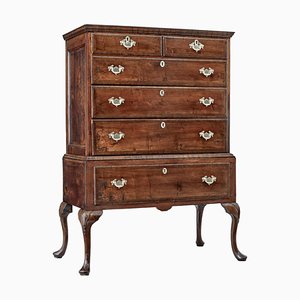 Late 17th Century William and Mary Walnut Chest on Stand