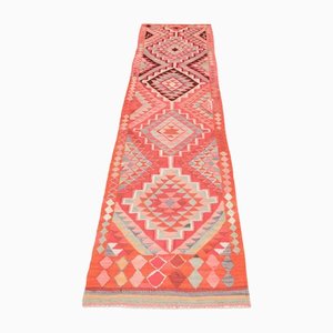 Alfombra de pasillo Kilim Oushak turca