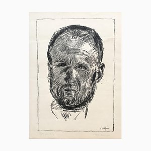 Hans Berger, Portrait d'homme, 1929, Pastel on Paper