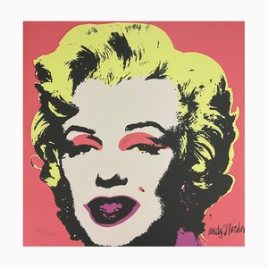 After Andy Warhol, Marilyn Monroe Rose, Lithograph