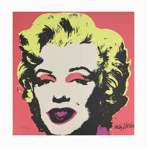 Litografia After Andy Warhol, Marilyn Monroe Rose