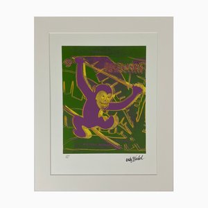 After Andy Warhol, Green Monkey, Grano Lithograph