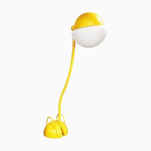 Gelbe italienische Mid-Century Locus Solus Stehlampe von Gae Aulenti für Poltronova, 1960er