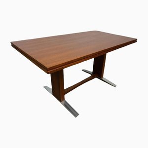 Mid-Century Teak Wood Table by Wilhelm Renz
