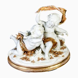 Statua in ceramica di Ginori Doccia, metà XIX secolo