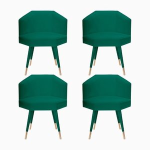 Green Beelicious Chair by Royal Stranger, Set of 4
