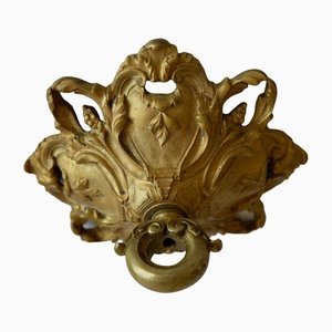 Louis XVI Deckenrosette aus vergoldeter Bronze