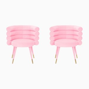 Sedia Marshmallow rosa di Royal Stranger, set di 2